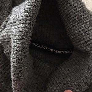 Brandy Melville gray sweater one size